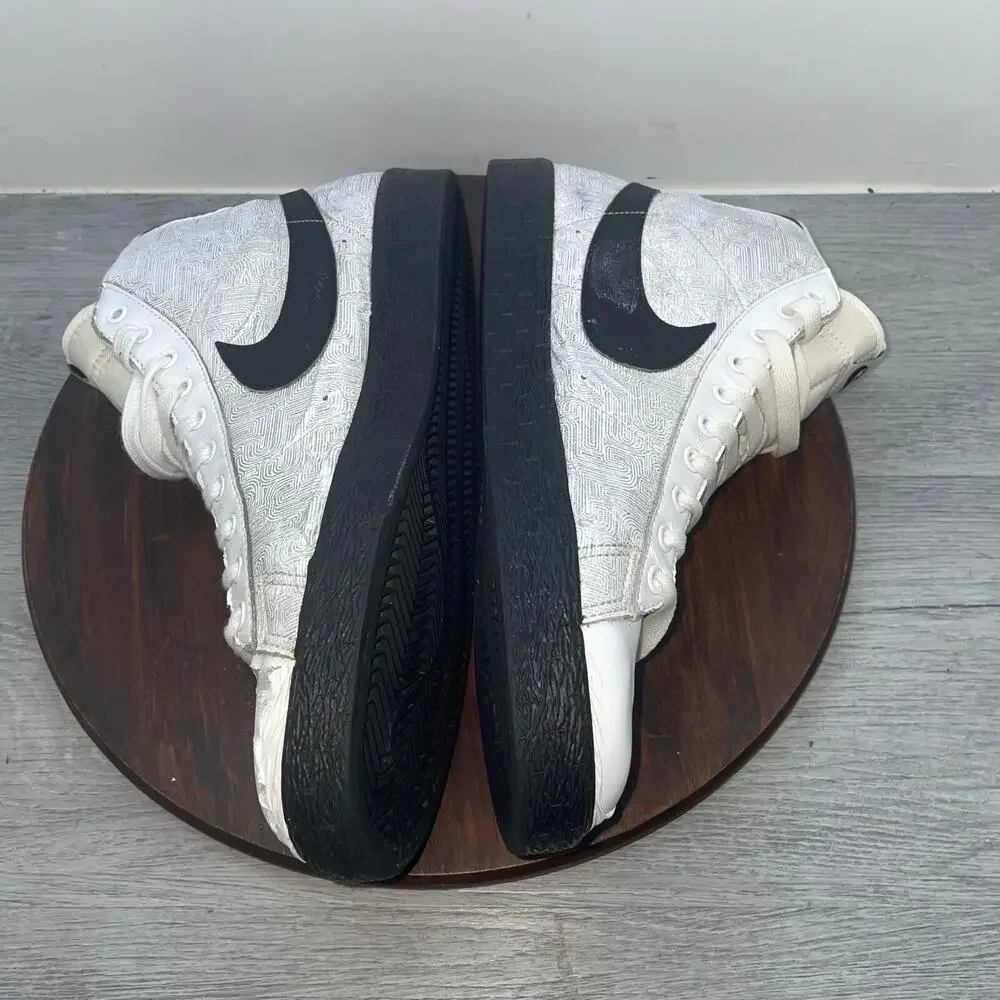Nike Blazer High Top Mens Size 11 Blaze Shoes 316664-102 Sneakers *FLAWS*